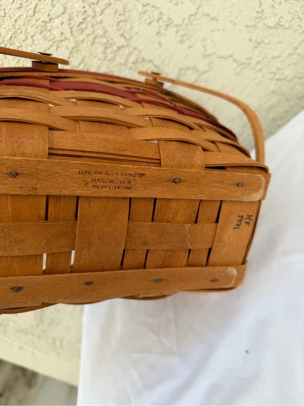 Longaberger Yuletide Traditions Vegetable Basket Christmas Edition & Dividers
